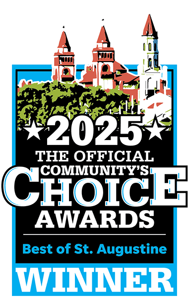 Winner - Best of St. Augustine 2025 Community Choice Award